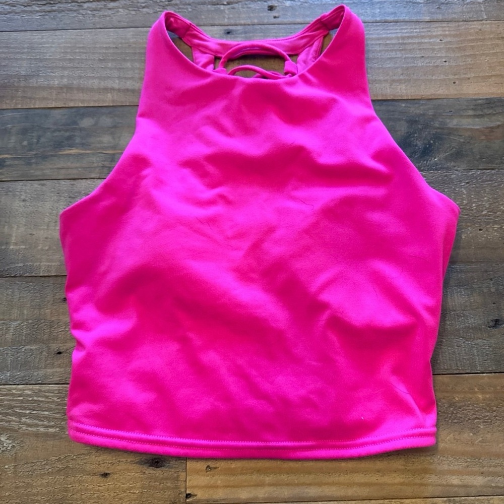 ALO Yoga Bright Pink Tank Top